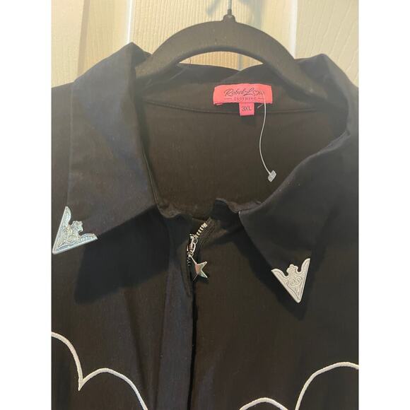 Unique Vintage Rebel Love Western Jumpsuit Rockabilly Retro1950s Sz 3X #34 - Picture 10 of 12